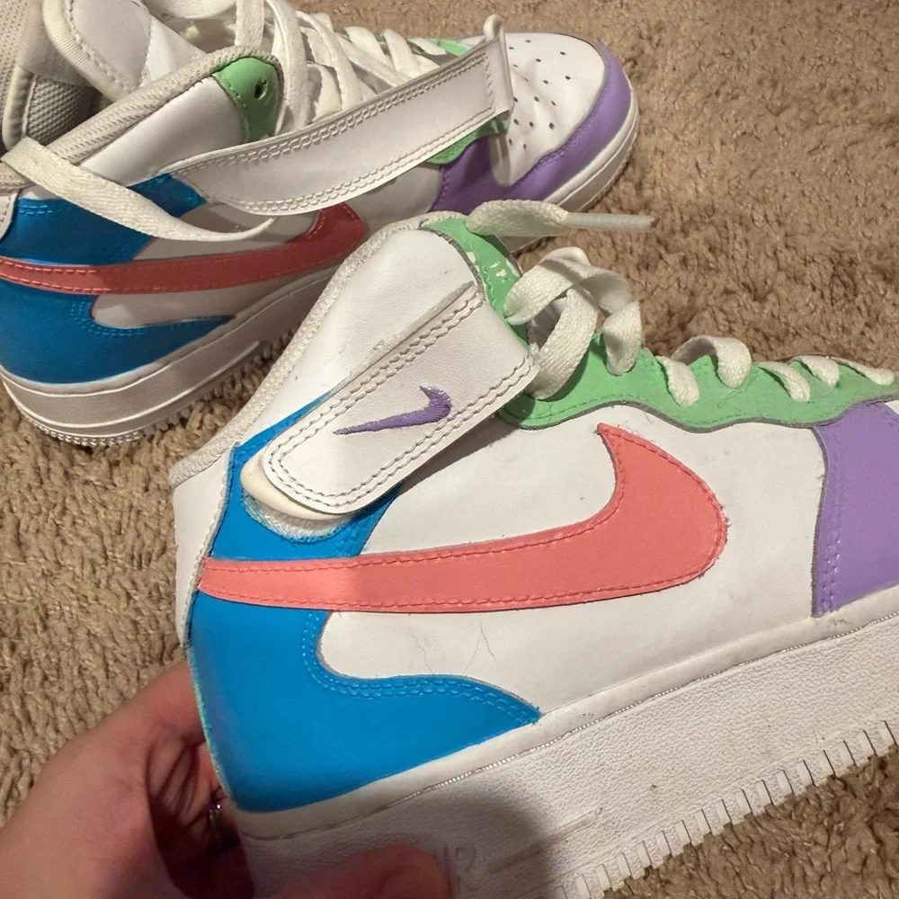 Multi Color Nike Air Forces